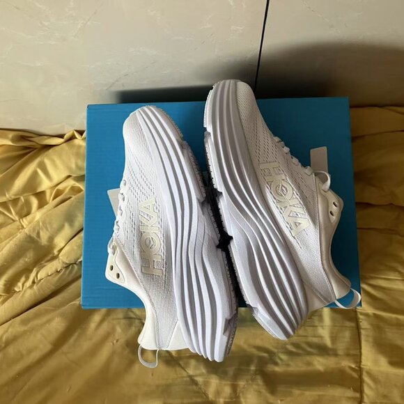 Hoka One One Women's White Trainers - Picture 3 of 8